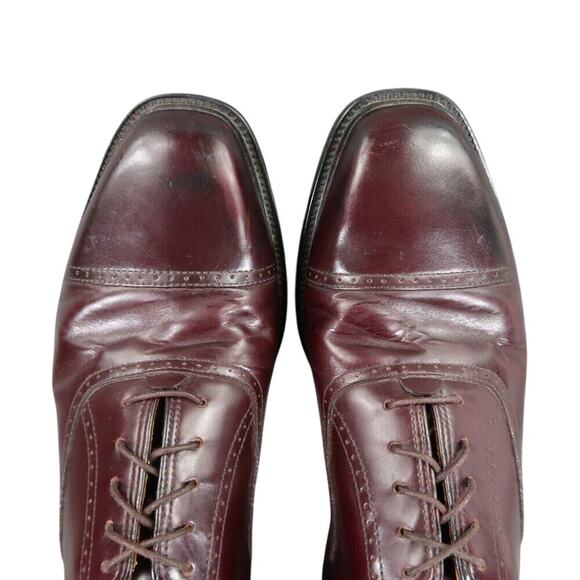 Rockport Shoes Men 8.5 Oxford Cap Toe Leather Dress Formal Classic Comfort Brown - Picture 8 of 16